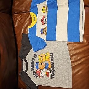 2 Paw Patrol tees